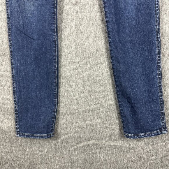 Madewell 10" High Rise Skinny Womens SIze 27T (27X29.5") Blue Denim Jeans - Picture 3 of 14